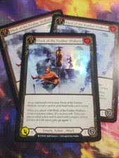 3x Flock of the Feather Walkers Red Foil Welcome to Rathe Flesh and Blood