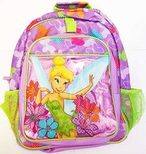 Disney Store Authentic Fairies Tinkerbell School Backpack