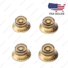 4 Pcs Gold LP Guitar Top Hat Knob Bell Knobs Vintage Style For Les Paul SG