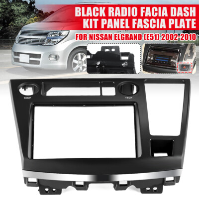 Autoradio Facia Armaturenbrett Set Blende für Nissan Elgrand (E51) 2002-2010