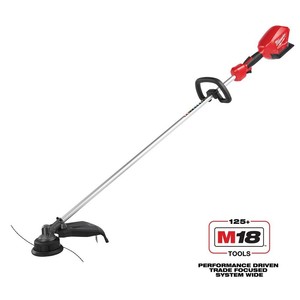 milwaukee string trimmer fuel m18 2725 weed cordless tool 18v brushless wacker 21hd lithium ion eater kit volt