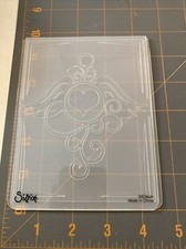Sizzix Heart with Wings Embossing Folder Ellison Valentine s Day