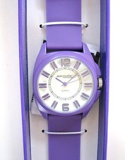 NEW ADRENALLINE BY FREESTYLE PURPLE SILICON BAND+WHITE DIAL WOMEN WATCH-AD1026