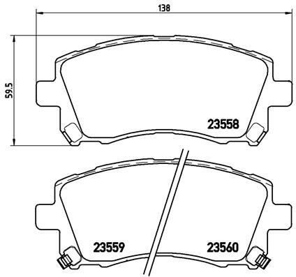 ✅Fits BREMBO P 78 010X Ham pads. XTRA GRANDIS FORESTER IMPREZA LEGAC ⭐UK Seller⭐ - Image 22
