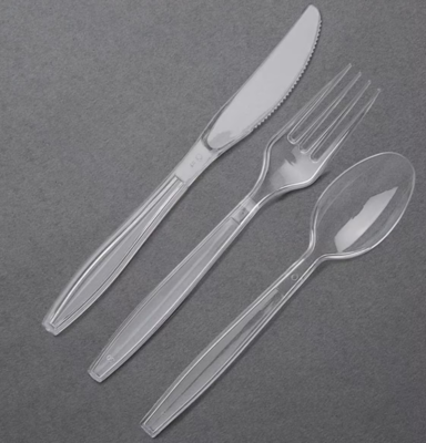 Strong White Plastic Cutlery Knives Forks Spoons Disposables Catering Takeaway E - Foto 10