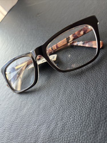 New Christian Siriano Brown Pattern Eyeglass Frame 54-19-140, MSRP:$88.00 - Picture 2 of 11