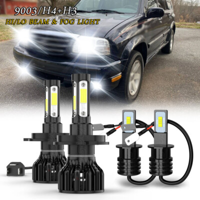 For Suzuki XL-7 2002 2003 2004 2005 6000K 4pc LED Headlight High