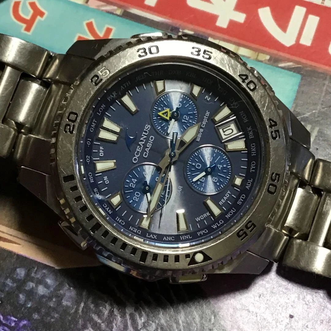 CASIO OCEANUS OCW-650T Men's Wristwatch JAPAN
