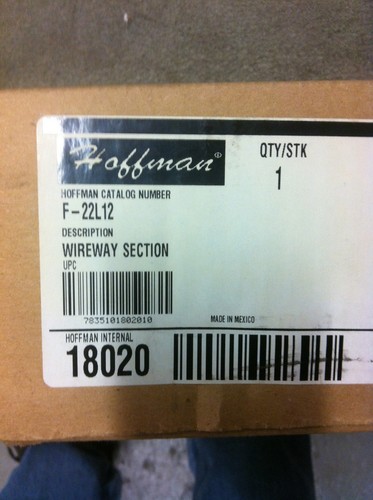 HOFFMAN WIREWAY F-22L12 NEU IM KARTON!!! - Bild 1 von 2