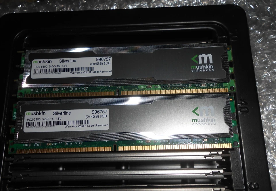 Mushkin Enhanced Silverline 4GB (1 x 4GB) DDR2 PC2-5300 667MHz 996757 ( 1 AVAIL) - Image 2 of 2