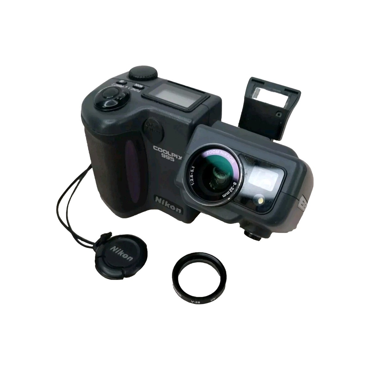 Nikon☆ Coolpix 995~ Black Digital Camera w/4x Optical Zoom Partially  Works