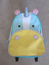 Skip Hop Zoo Unicorn Kids Rolling Bag Carry-On