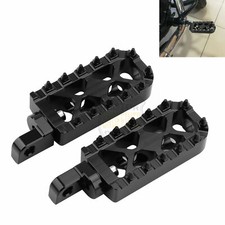 Reposapiés estilo MX negro reposapiés pedal para Harley Sportster XL1200 883 hierro 72