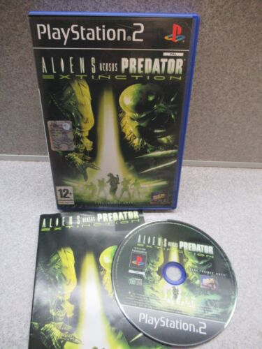 Aliens Vs. Predator: Extinction (gioco completo PAL ITA/GER PS2 PlayStation 2) - Photo 1/9