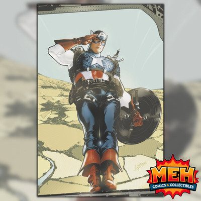 Captain America #1 - Pablo Villalobos - Virgin Variant - 1:200 - Marvel Comics