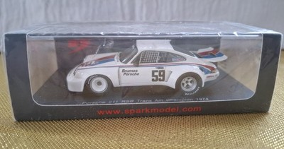 Spark S4414-Porsche 911 RSR #59 Brumos-Trans Am Champion 1974-Peter Gregg