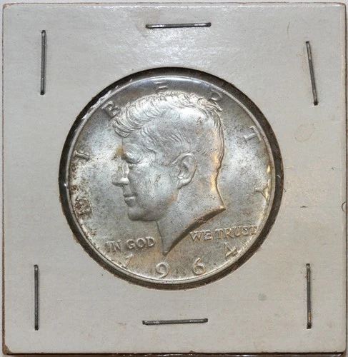 1964 P .900 Silver Kennedy Half Dollar, UNC