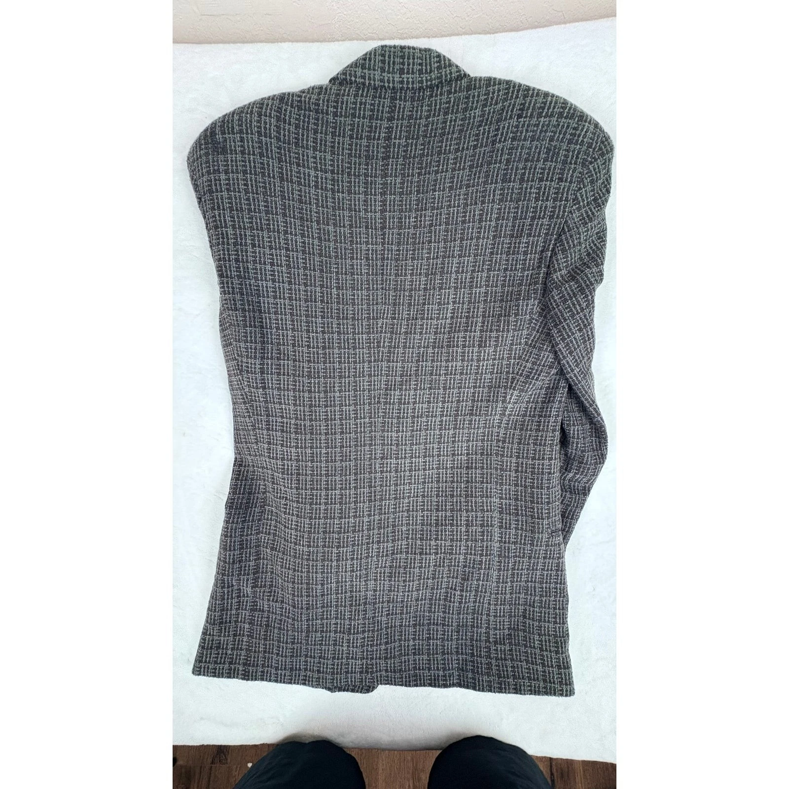 Vintage Giorgio Armani Le Collezioni Wool Tweed Sport Coat, Men's Size 42L image 7