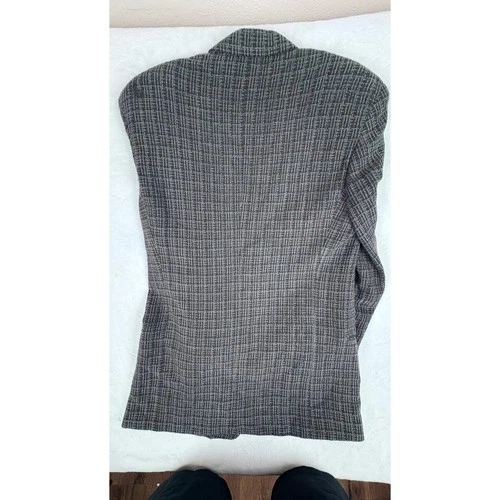 Vintage Giorgio Armani Le Collezioni Wool Tweed Sport Coat, Men's Size 42L image 7