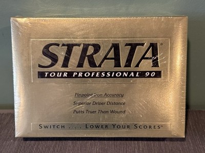 STRATA Tour Professional 90 Distance Golf Balls - 1 Dozen/12 Balls - New in Box
