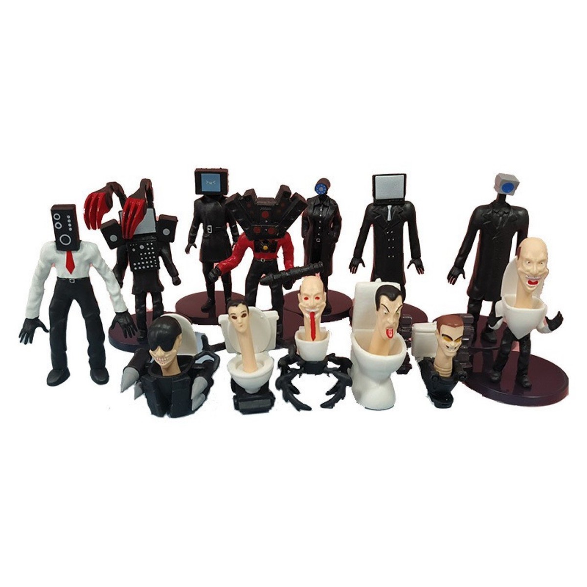 Skibidi Toilet Figure Set Toy Cameraman TV Man Speaker Man Figure