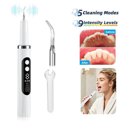 Plaque Tartar Calculus Remover For Teeth Ultrasonic Tooth Cleaner Dental 5 Modes