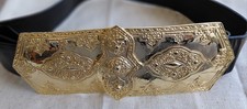 Rococo Etruscan Belt Ornate Wearable Art Statement Retro Accessocraft NYC Runway