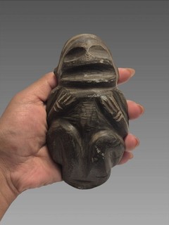 Pre Columbian Tiano Stone Effigy Figure