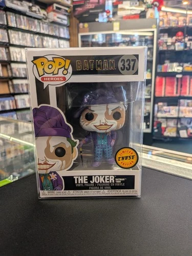 Funko Pop! CHASE Heroes: Batman 1989-Joker with Hat Vinyl Figure #337 (NEW)