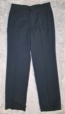 Covington Dress Pants 34x32 The Essential Classic Fit Navy Blue Flat Front New
