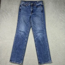 AYR The Lala Comfort Stretch Straight Jeans Women’s 26 True Story Blue USA