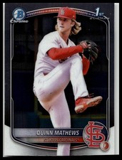 2025 Bowman #BCP-25 Quinn Mathews Chrome Prospects