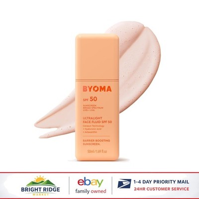 Broad Spectrum SPF 50 Face Fluid with Hydration and Barrier Restoration Benefits