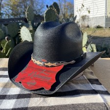 Kid s Black Cowboy Hat. Straw Western Hat For Boys. Sombrero Vaquero De Nino.