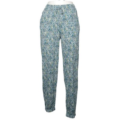 Vivance, Pyjamahose, Größe: 44, Grün/Mehrfarbig, Viskose, Blumen, Damen #lbM