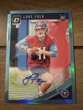 2018 Luke Falk Donruss Optic #rd 64/75 Card# 132 Rookie RC. rookie card picture