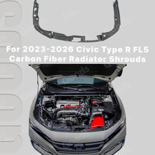 Fits 2023-2026 Honda Civic Type R FL5 Real Carbon Fiber Radiator Support Shrouds