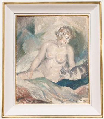 Leon Eugene Paul (1889-1953) - Frühes 20. Jahrhundert Öl, Weiblicher Akt Mit ...