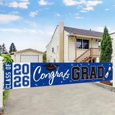 2026 Graduation Yard Sign Large Congrats Grad Yard Banner Class of 2026 Bann