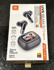 New JBL Live Beam 3 - True wireless noise-cancelling closed-stick earbuds Black