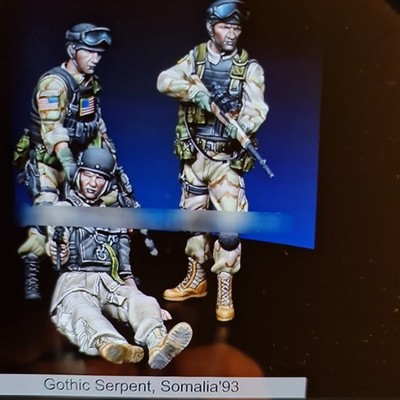 Tusk modell...Ca. 1/35...3 resin/harz figur...Modern soldat-Devgru spezialist...