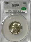 1932 S Washington Quarter CACG MS62 Witterbrick
