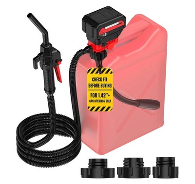Fuel Transfer Pump for Milwaukee M18 Battery (Not Included)   Cordless 3.7 GPM