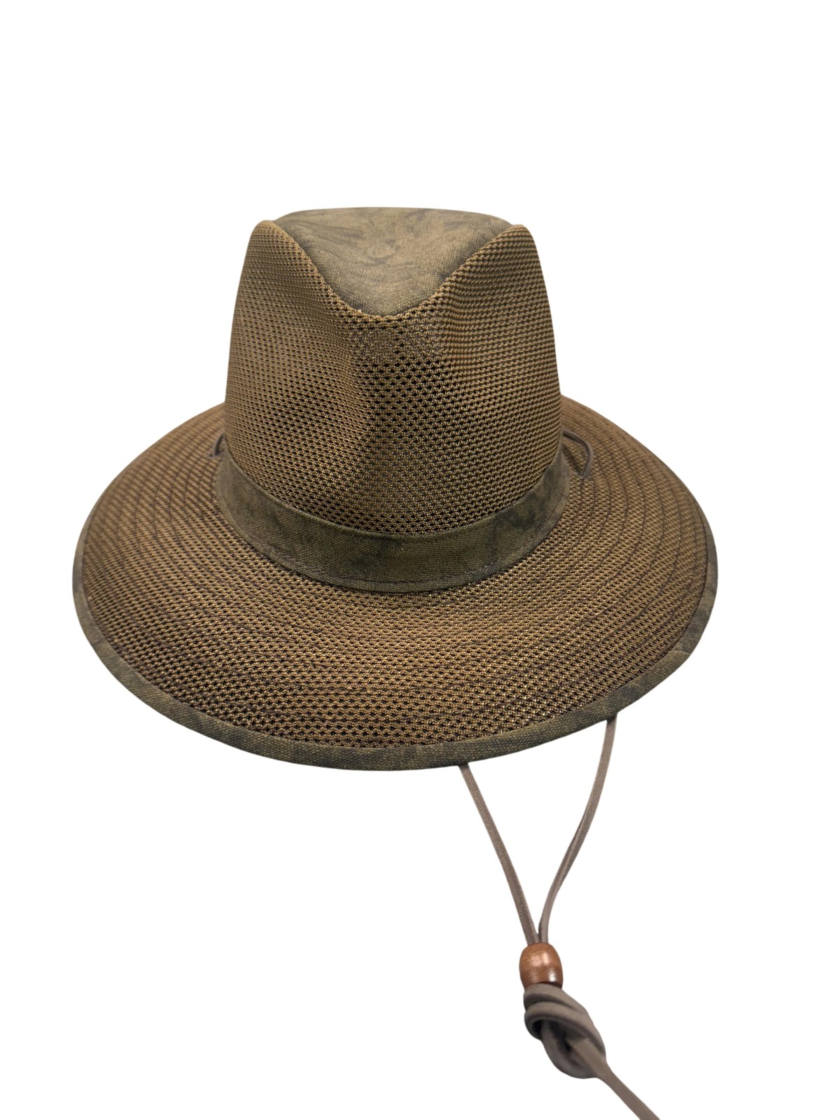 Henschel Hat Co Hat Fedora Fitted Mens Medium Brown Camo Mes