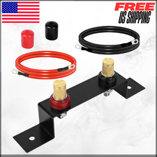 Battery Relocation Kit Remote Terminals Jump Post Charging Post W Bracket