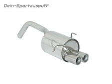 Ragazzon Sportauspuff Ford Ka 2 ab Bj.09 2x70mm gerollt