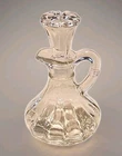 Vintage Anchor Hocking Oil / Vinegar Cruet w/ Stopper Clear Glass