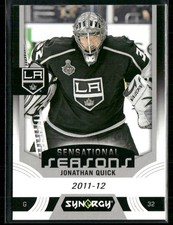 2019-20 Upper Deck Synergy Jonathan Quick Sensational Seasons #SS-4 LA Kings