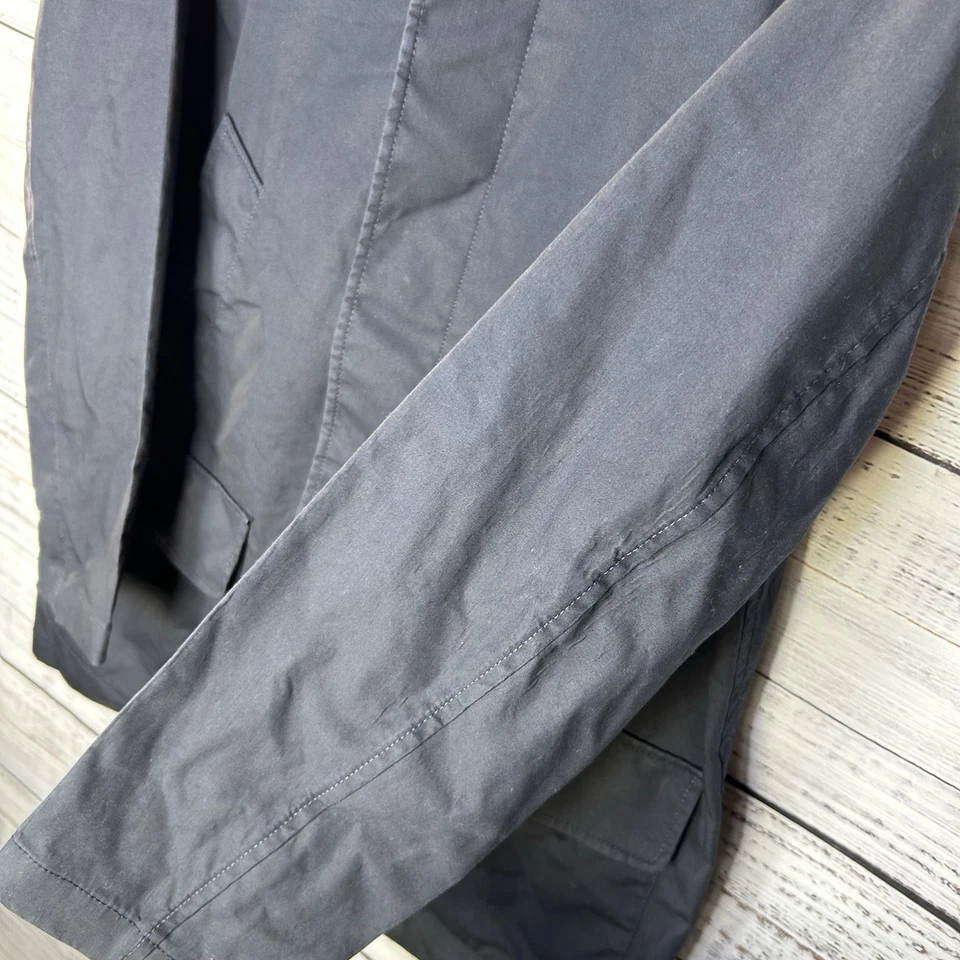 J Crew Ludlow Chaqueta Mack Repelente al Agua Azul Marino Gabardina E8564 Para Hombres Pequeña Foto 2 de 4