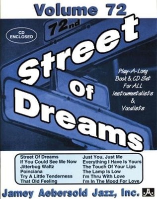JAMEY AEBERSOLD JAZZ -- STREET OF DREAMS, VOL 72: BOOK & **BRAND NEW**